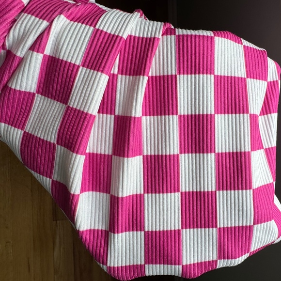 WKNDchasers My Reputation Checkered Pants, Pink, XL - Picture 8 of 8
